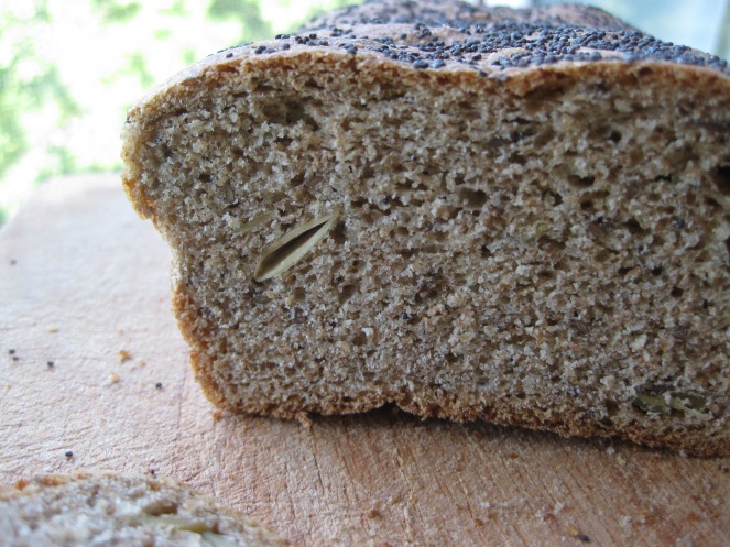 Dan Lepard's seeded rye and wheat loaf 