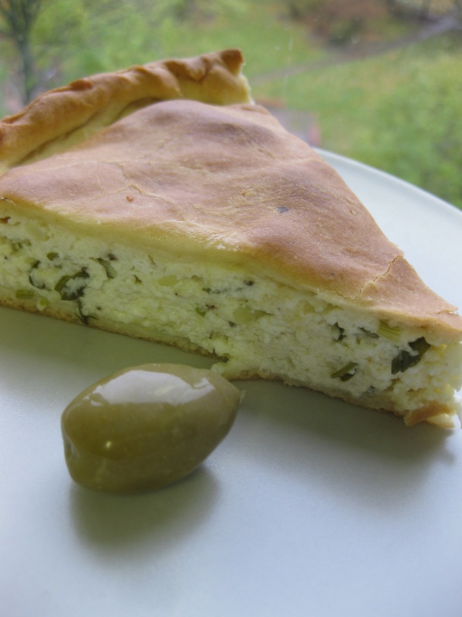 Tvorog Pie with Greek Horiatiko Pastry