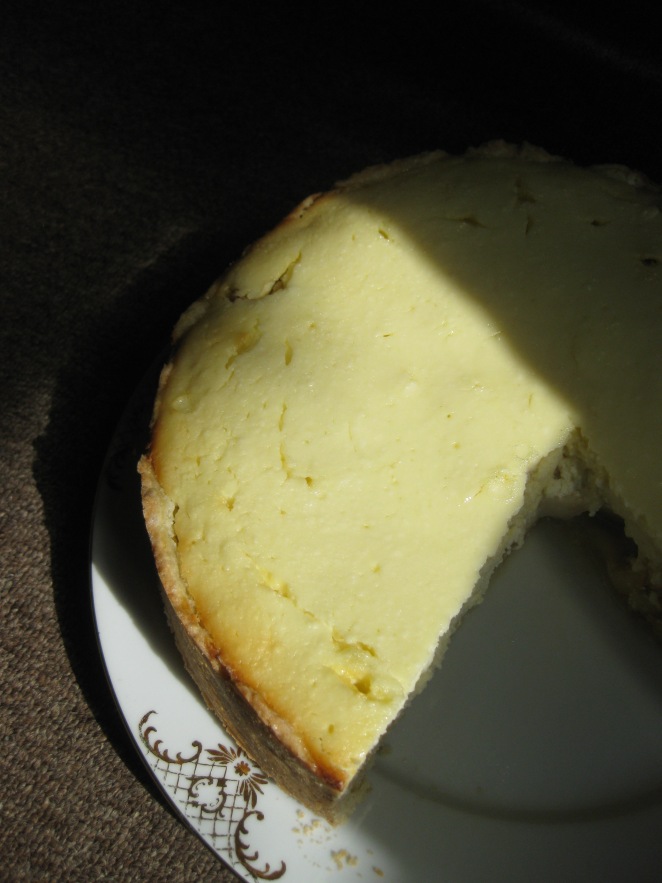 Russian-style Pear Cheesecake